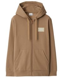 Burberry - Hooded Long-Sleeved Sweater - Lyst
