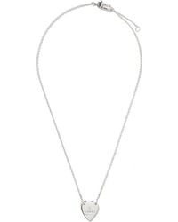 Gucci - Trademark Necklace With Heart Pendant - Lyst