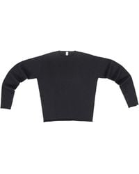 Extreme Cashmere - Round-Collar And Long-Sleeved Sweater - Lyst