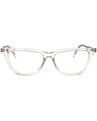 Saint Laurent - Square-Frame Glasses - Lyst