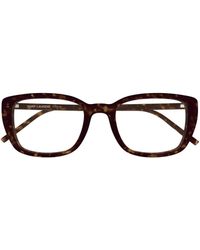 Saint Laurent - Eyewear Square-Frame Glasses - Lyst