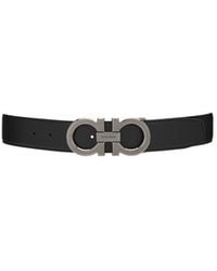 Ferragamo - Gancini Buckle-Logo Belt - Lyst