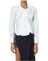 Vivienne Westwood - Drunken Draped Long Sleeved Shirt - Lyst