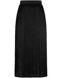 Dolce & Gabbana - Long Fringed Skirt - Lyst