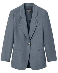 Giorgio Armani - Single-Breasted Peak-Lapel Blazer - Lyst