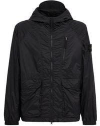 Stone Island - Logo Nylon Casual Jacket - Lyst