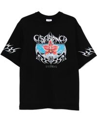 CASABLANCA - Crewneck Printed T-Shirt - Lyst