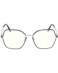 Tom Ford - Eyewear Geometric Frame Glasses - Lyst