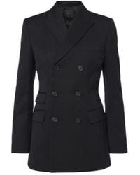 Nili Lotan - Noah Double-Breasted Virgin Wool Blazer - Lyst