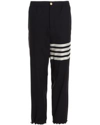 Thom Browne - Bar Straight Leg Trousers - Lyst