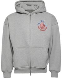 Rhude - Automobile Club Zip-Up Hoodie - Lyst