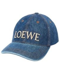 Loewe - Logo Embroidered Baseball Cap - Lyst