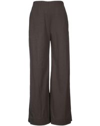 Harris Wharf London - Flared Wide-Leg Pants - Lyst