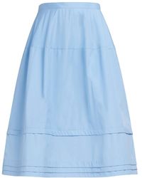 Marni - Pleat-Detailed High-Waisted Midi Skirt - Lyst