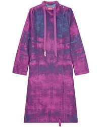 DIESEL - De Delgar Asymmetric Coat - Lyst