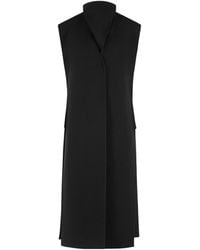 Sportmax - 'Nigelle' Sleeveless Wool And Cashmere Coat - Lyst