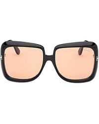 Tom Ford - Eyewear Lorelai Oversized Frame Sunglasses - Lyst