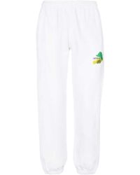 Off-White c/o Virgil Abloh - Logo Detailed Elasticated Waistband Trousers - Lyst