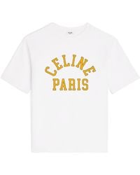 Celine - Short-Sleeved T-Shirt - Lyst