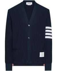 Thom Browne - Bar Honeycomb Knit Cardigan - Lyst