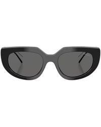 Prada - Eyewear Oval Frame Sunglasses - Lyst