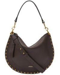 Isabel Marant - Oskan Soft Zip Shoulder-Strap Bag - Lyst