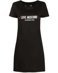 Moschino - Short-Sleeved Dress - Lyst