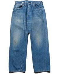 A.PRESSE - No 2 Washed Straight-Leg Jeans - Lyst