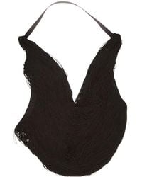 The Attico - The Halterneck Multi-Strings Cropped Top - Lyst