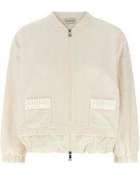Moncler - Boucle Zip-Up Cardigan - Lyst