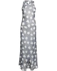 MAX&Co. - Twotone Chiffon Sleeveless Dress - Lyst