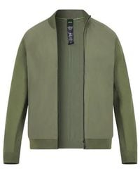 BOSS - Ribbed Zip Jacket - Lyst