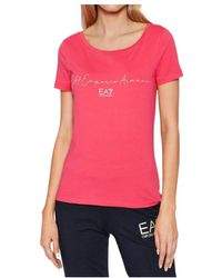 EA7 - Logo Short-Sleeved T-Shirt - Lyst