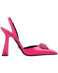 Versace - La Medusa Pointed Toe Pumps - Lyst