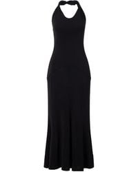 TOVE - Stretch-Jersey Halterneck Midi Dress - Lyst