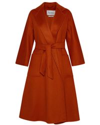 Max Mara - Lapel Coat - Lyst