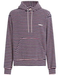 【MARNI】 Striped cotton-blend hoodie Marni Striped Cotton Hoodie | Saks Fifth Avenue