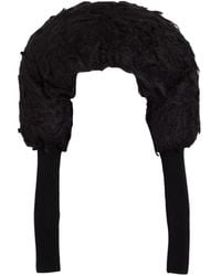 Rick Owens - Solid Color Teddy Fleece Shawl - Lyst