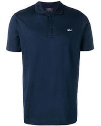 Paul & Shark - Logo Patch Short Sleeved Polo Shirt - Lyst