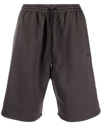 Off-White c/o Virgil Abloh - Diag-Stripe Cotton Shorts - Lyst