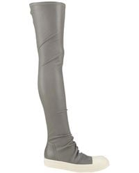 Rick Owens - Elastic Over-The-Knee Boots - Lyst