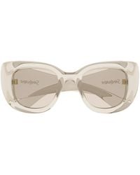 Saint Laurent - Eyewear Howl Butterfly Frame Sunglasses - Lyst