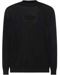 Comme des Garçons - Comme Des Garçons Homme Logo Embroidered Oversized Jumper - Lyst