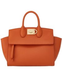 Ferragamo - Studio Soft Logo Shoulder Bag - Lyst