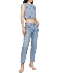 Agolde - Valen Mid-Rise Straight Leg Jeans - Lyst