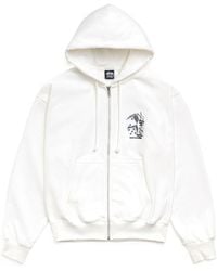 Stussy - Stüssy Dice-Print Zip Hoodie - Lyst
