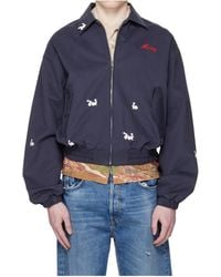 Carne Bollente - Zippered Lapel Casual Jacket - Lyst