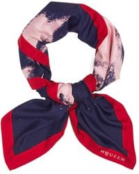 McQueen - Skull Finished-Edge Scarf - Lyst