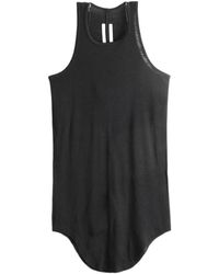 Rick Owens - Curved-Hem Racerback Tank Top - Lyst