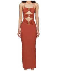 Christopher Esber - Orbit Cut-Out Detailed Midi Dress - Lyst
